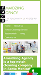 Mobile Screenshot of amaidzingagency.com